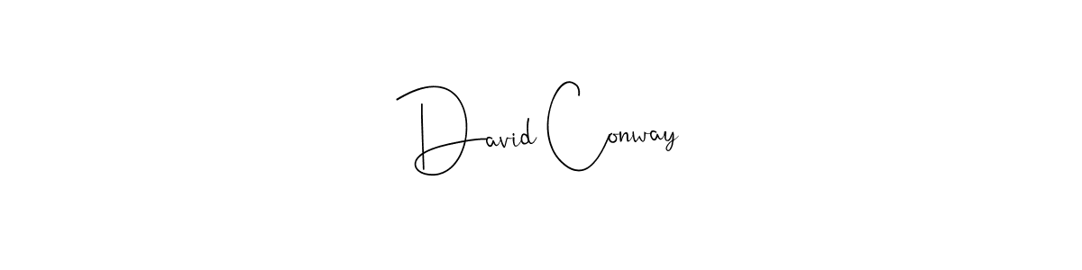 Also we have David Conway name is the best signature style. Create professional handwritten signature collection using Andilay-7BmLP autograph style. David Conway signature style 4 images and pictures png