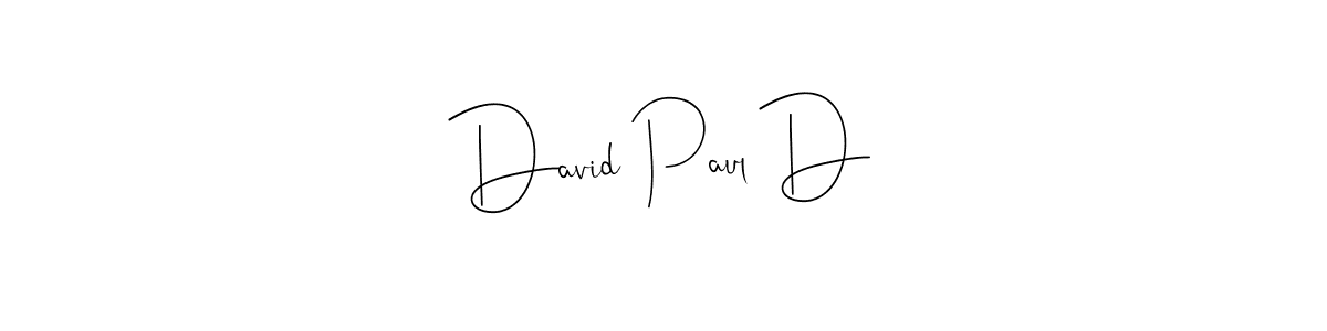 Make a beautiful signature design for name David Paul D. With this signature (Andilay-7BmLP) style, you can create a handwritten signature for free. David Paul D signature style 4 images and pictures png