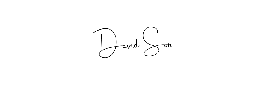 Also we have David Son name is the best signature style. Create professional handwritten signature collection using Andilay-7BmLP autograph style. David Son signature style 4 images and pictures png