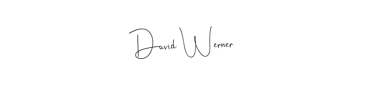 Make a beautiful signature design for name David Werner. Use this online signature maker to create a handwritten signature for free. David Werner signature style 4 images and pictures png