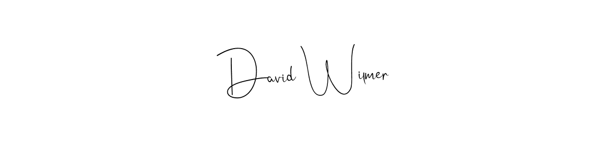 Also we have David Wilmer name is the best signature style. Create professional handwritten signature collection using Andilay-7BmLP autograph style. David Wilmer signature style 4 images and pictures png