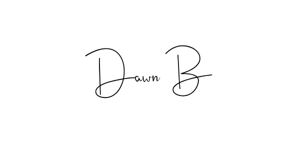 Andilay-7BmLP is a professional signature style that is perfect for those who want to add a touch of class to their signature. It is also a great choice for those who want to make their signature more unique. Get Dawn B name to fancy signature for free. Dawn B signature style 4 images and pictures png