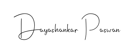 The best way (Andilay-7BmLP) to make a short signature is to pick only two or three words in your name. For converting this name Dayashankar Paswan. Dayashankar Paswan signature style 4 images and pictures png
