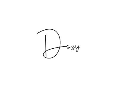 Design your own signature with our free online signature maker. With this signature software, you can create a handwritten (Andilay-7BmLP) signature for name Dazy. Dazy signature style 4 images and pictures png