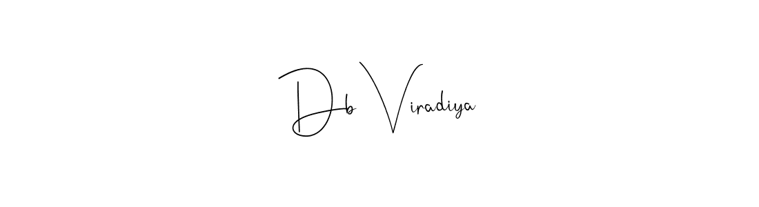 How to make Db Viradiya signature? Andilay-7BmLP is a professional autograph style. Create handwritten signature for Db Viradiya name. Db Viradiya signature style 4 images and pictures png