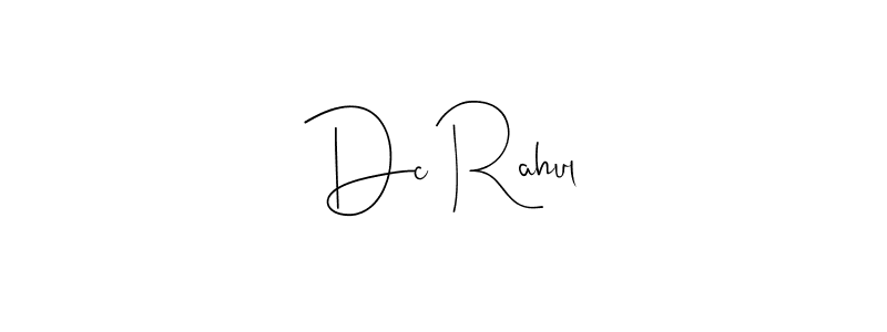 Dc Rahul stylish signature style. Best Handwritten Sign (Andilay-7BmLP) for my name. Handwritten Signature Collection Ideas for my name Dc Rahul. Dc Rahul signature style 4 images and pictures png