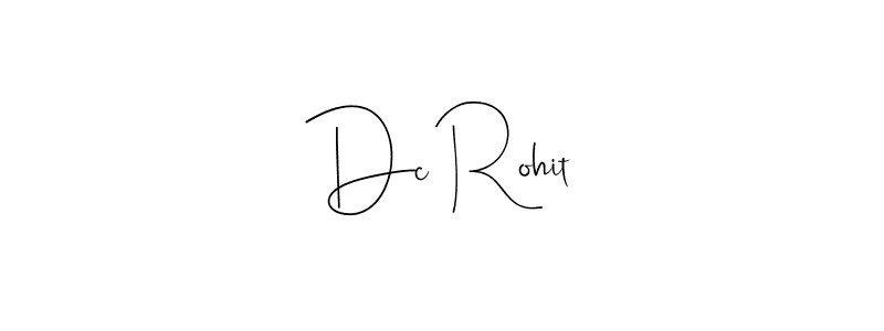 You can use this online signature creator to create a handwritten signature for the name Dc Rohit. This is the best online autograph maker. Dc Rohit signature style 4 images and pictures png