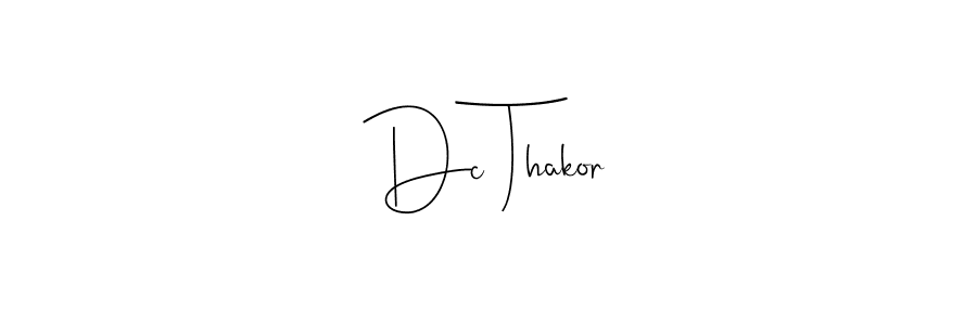 How to Draw Dc Thakor signature style? Andilay-7BmLP is a latest design signature styles for name Dc Thakor. Dc Thakor signature style 4 images and pictures png