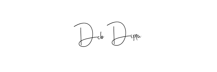 You should practise on your own different ways (Andilay-7BmLP) to write your name (Dcb Dipta) in signature. don't let someone else do it for you. Dcb Dipta signature style 4 images and pictures png