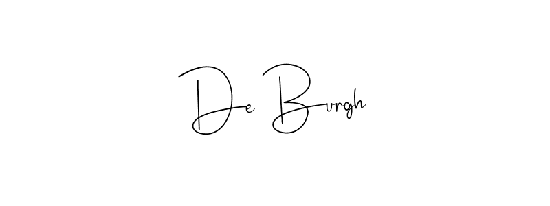 How to make De Burgh name signature. Use Andilay-7BmLP style for creating short signs online. This is the latest handwritten sign. De Burgh signature style 4 images and pictures png