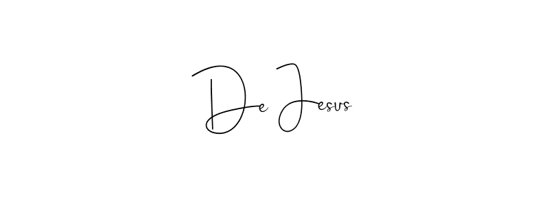 if you are searching for the best signature style for your name De Jesus. so please give up your signature search. here we have designed multiple signature styles  using Andilay-7BmLP. De Jesus signature style 4 images and pictures png