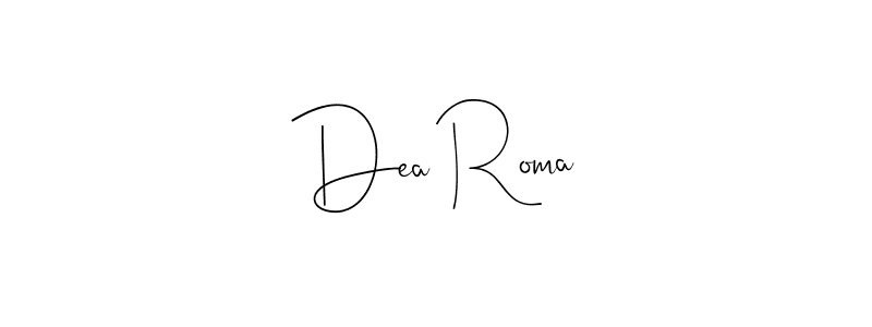 The best way (Andilay-7BmLP) to make a short signature is to pick only two or three words in your name. The name Dea Roma include a total of six letters. For converting this name. Dea Roma signature style 4 images and pictures png