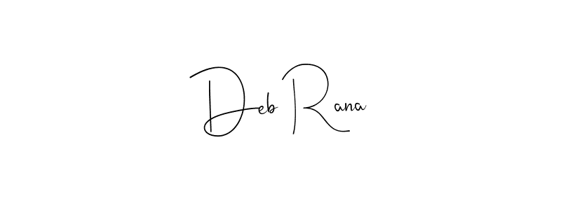 Use a signature maker to create a handwritten signature online. With this signature software, you can design (Andilay-7BmLP) your own signature for name Deb Rana. Deb Rana signature style 4 images and pictures png