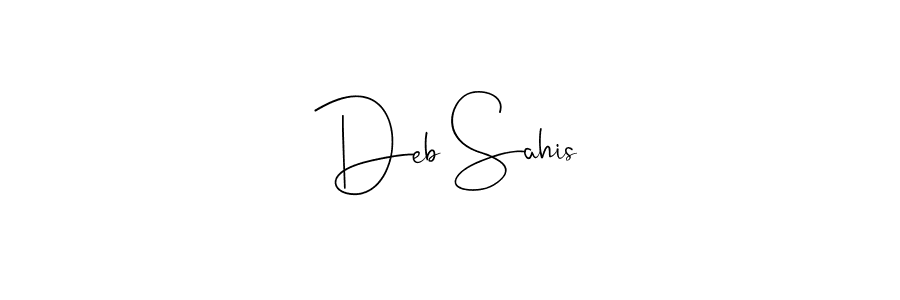 It looks lik you need a new signature style for name Deb Sahis. Design unique handwritten (Andilay-7BmLP) signature with our free signature maker in just a few clicks. Deb Sahis signature style 4 images and pictures png
