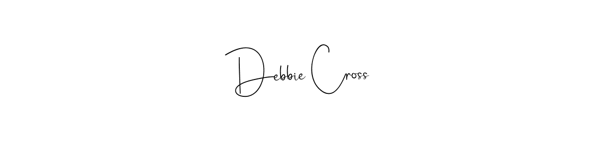 Design your own signature with our free online signature maker. With this signature software, you can create a handwritten (Andilay-7BmLP) signature for name Debbie Cross. Debbie Cross signature style 4 images and pictures png