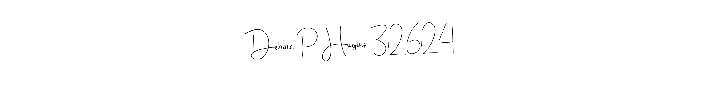 You should practise on your own different ways (Andilay-7BmLP) to write your name (Debbie P Hagins 3l26l24) in signature. don't let someone else do it for you. Debbie P Hagins 3l26l24 signature style 4 images and pictures png