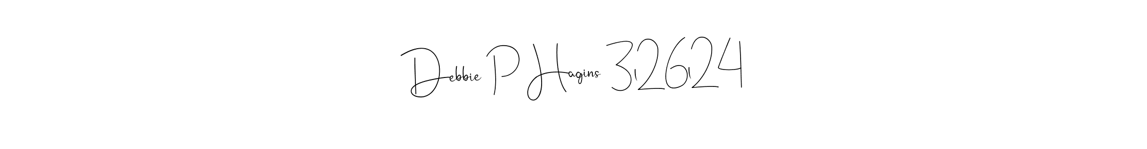 Use a signature maker to create a handwritten signature online. With this signature software, you can design (Andilay-7BmLP) your own signature for name Debbie P Hagins 3l26l24. Debbie P Hagins 3l26l24 signature style 4 images and pictures png