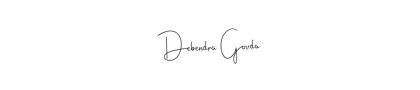 Also we have Debendra Gouda name is the best signature style. Create professional handwritten signature collection using Andilay-7BmLP autograph style. Debendra Gouda signature style 4 images and pictures png