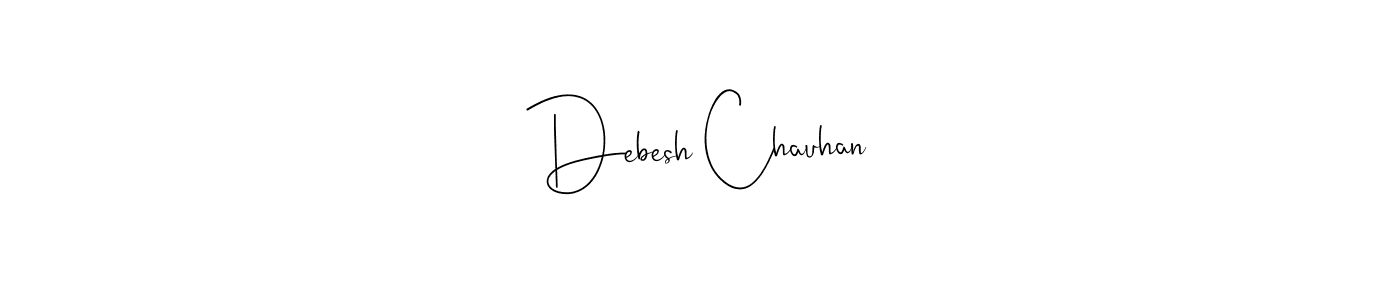 How to Draw Debesh Chauhan signature style? Andilay-7BmLP is a latest design signature styles for name Debesh Chauhan. Debesh Chauhan signature style 4 images and pictures png