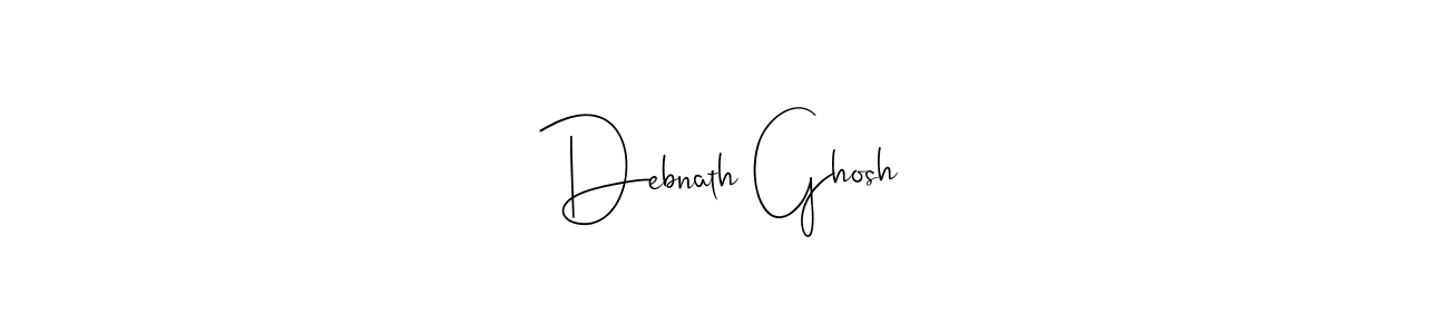 Also You can easily find your signature by using the search form. We will create Debnath Ghosh name handwritten signature images for you free of cost using Andilay-7BmLP sign style. Debnath Ghosh signature style 4 images and pictures png