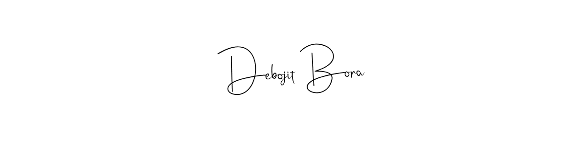 Also You can easily find your signature by using the search form. We will create Debojit Bora name handwritten signature images for you free of cost using Andilay-7BmLP sign style. Debojit Bora signature style 4 images and pictures png