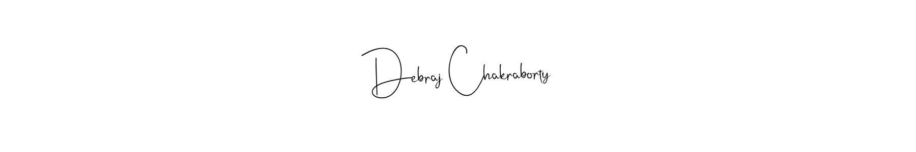 Use a signature maker to create a handwritten signature online. With this signature software, you can design (Andilay-7BmLP) your own signature for name Debraj Chakraborty. Debraj Chakraborty signature style 4 images and pictures png