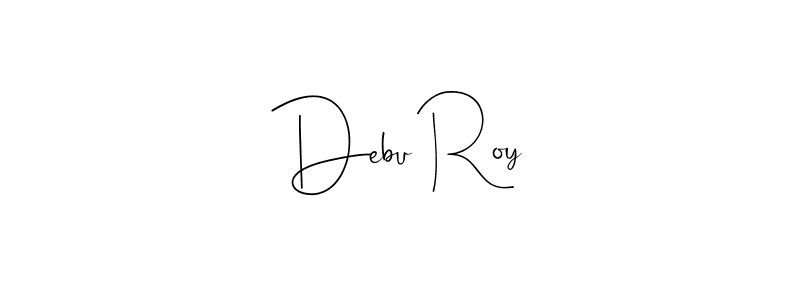 Make a beautiful signature design for name Debu Roy. Use this online signature maker to create a handwritten signature for free. Debu Roy signature style 4 images and pictures png