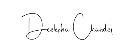You should practise on your own different ways (Andilay-7BmLP) to write your name (Deeksha Chandel) in signature. Don't let someone else do it for you. Deeksha Chandel signature style 4 images and pictures png
