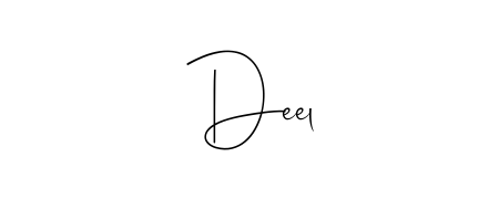 How to make Deel name signature. Use Andilay-7BmLP style for creating short signs online. This is the latest handwritten sign. Deel signature style 4 images and pictures png