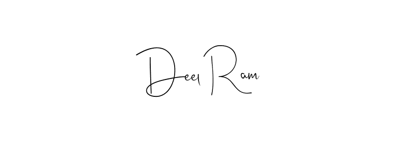 if you are searching for the best signature style for your name Deel Ram. so please give up your signature search. here we have designed multiple signature styles  using Andilay-7BmLP. Deel Ram signature style 4 images and pictures png