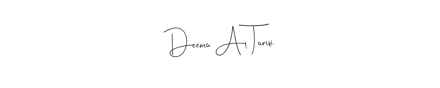 Also You can easily find your signature by using the search form. We will create Deema Al Tarifi name handwritten signature images for you free of cost using Andilay-7BmLP sign style. Deema Al Tarifi signature style 4 images and pictures png