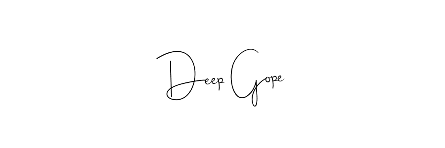 Also we have Deep Gope name is the best signature style. Create professional handwritten signature collection using Andilay-7BmLP autograph style. Deep Gope signature style 4 images and pictures png