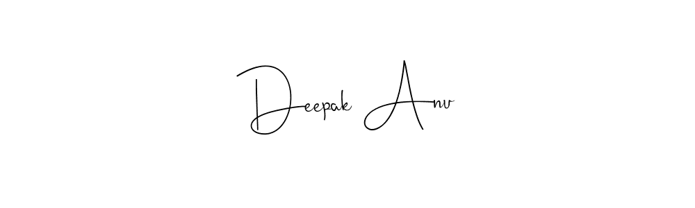 Design your own signature with our free online signature maker. With this signature software, you can create a handwritten (Andilay-7BmLP) signature for name Deepak Anu. Deepak Anu signature style 4 images and pictures png