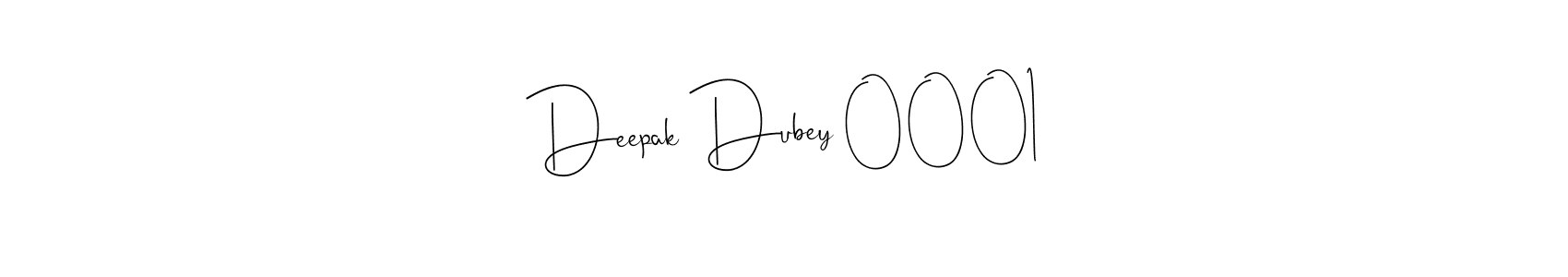 Deepak Dubey 0001 stylish signature style. Best Handwritten Sign (Andilay-7BmLP) for my name. Handwritten Signature Collection Ideas for my name Deepak Dubey 0001. Deepak Dubey 0001 signature style 4 images and pictures png