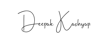 Create an unforgettable impression when signing with Deepak Kashyap name styled in Andilay-7BmLP typography. 100% free online generator. Deepak Kashyap signature style 4 images and pictures png