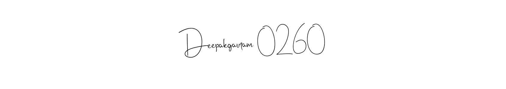 How to Draw Deepakgautam 0260 signature style? Andilay-7BmLP is a latest design signature styles for name Deepakgautam 0260. Deepakgautam 0260 signature style 4 images and pictures png