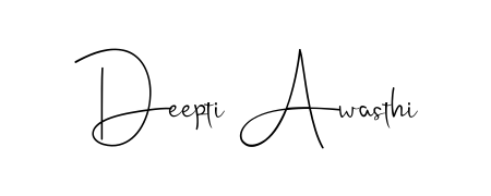 Create your official email sign-off with Deepti Awasthi name in Andilay-7BmLP style. Crisp, clean, and perfectly legible across all screens. Deepti Awasthi signature style 4 images and pictures png