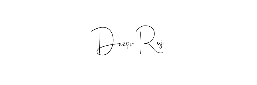 Design your own signature with our free online signature maker. With this signature software, you can create a handwritten (Andilay-7BmLP) signature for name Deepu Raj. Deepu Raj signature style 4 images and pictures png