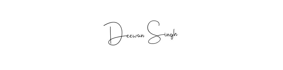 How to make Deewan Singh signature? Andilay-7BmLP is a professional autograph style. Create handwritten signature for Deewan Singh name. Deewan Singh signature style 4 images and pictures png