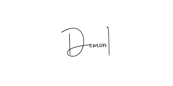 Similarly Andilay-7BmLP is the best handwritten signature design. Signature creator online .You can use it as an online autograph creator for name Demon1. Demon1 signature style 4 images and pictures png