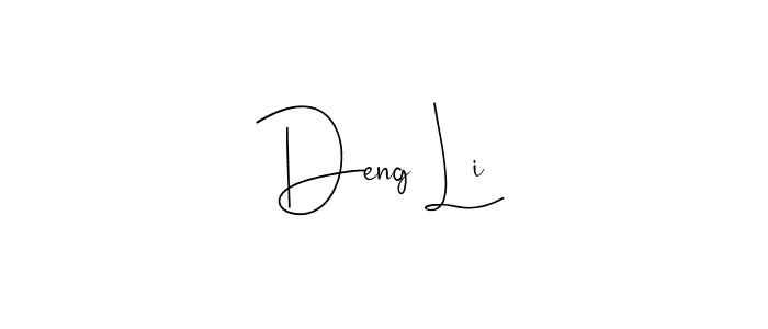 Use a signature maker to create a handwritten signature online. With this signature software, you can design (Andilay-7BmLP) your own signature for name Deng Li. Deng Li signature style 4 images and pictures png