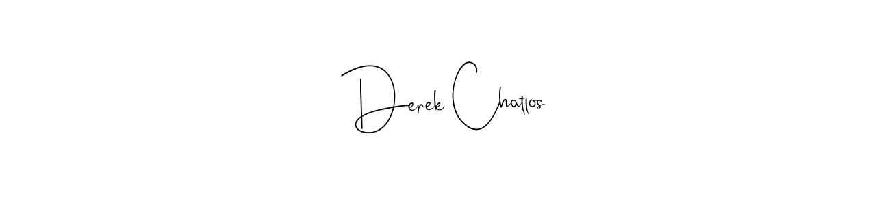 Make a beautiful signature design for name Derek Chatlos. Use this online signature maker to create a handwritten signature for free. Derek Chatlos signature style 4 images and pictures png