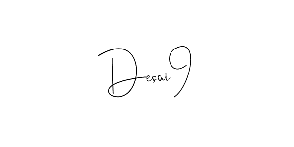 Best and Professional Signature Style for Desai9. Andilay-7BmLP Best Signature Style Collection. Desai9 signature style 4 images and pictures png