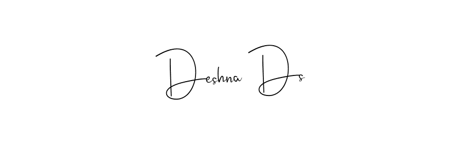 Use a signature maker to create a handwritten signature online. With this signature software, you can design (Andilay-7BmLP) your own signature for name Deshna Ds. Deshna Ds signature style 4 images and pictures png