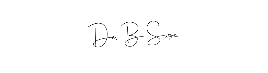Best and Professional Signature Style for Dev B Sapra. Andilay-7BmLP Best Signature Style Collection. Dev B Sapra signature style 4 images and pictures png