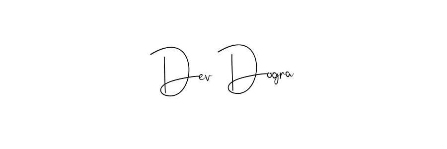 How to make Dev Dogra signature? Andilay-7BmLP is a professional autograph style. Create handwritten signature for Dev Dogra name. Dev Dogra signature style 4 images and pictures png