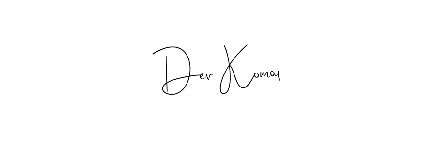 Make a short Dev Komal signature style. Manage your documents anywhere anytime using Andilay-7BmLP. Create and add eSignatures, submit forms, share and send files easily. Dev Komal signature style 4 images and pictures png