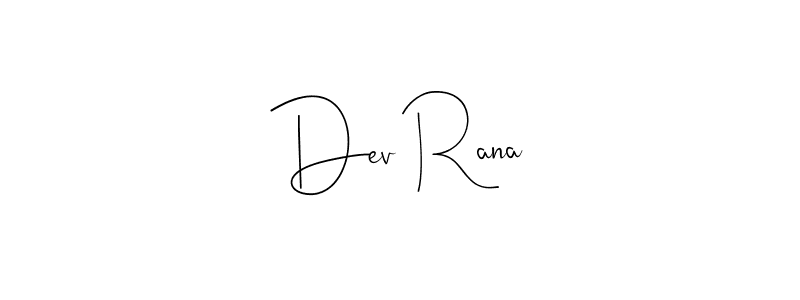 The best way (Andilay-7BmLP) to make a short signature is to pick only two or three words in your name. The name Dev Rana include a total of six letters. For converting this name. Dev Rana signature style 4 images and pictures png