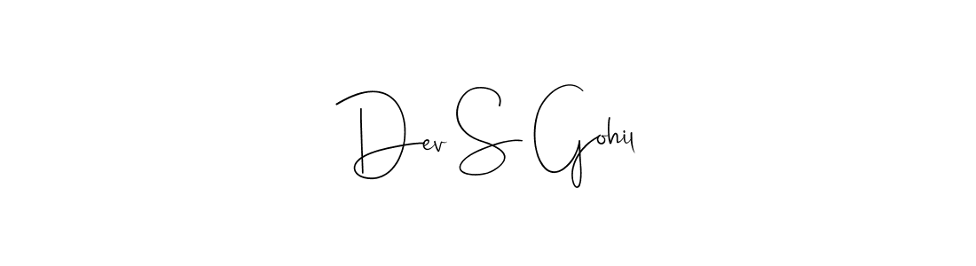 How to Draw Dev S Gohil signature style? Andilay-7BmLP is a latest design signature styles for name Dev S Gohil. Dev S Gohil signature style 4 images and pictures png