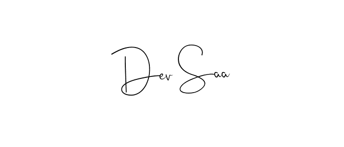 See photos of Dev Saa official signature by Spectra . Check more albums & portfolios. Read reviews & check more about Andilay-7BmLP font. Dev Saa signature style 4 images and pictures png